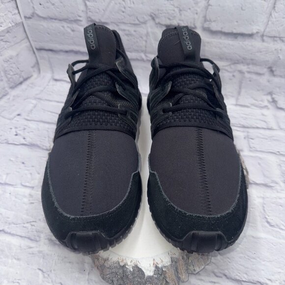 adidas Tubular Radial Core Black Running Shoes Men's Size 12.5 Sneakers EUC - Picture 2 of 10